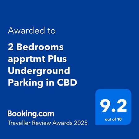 2 Bedrooms Apprtmt Plus Underground Parking In Cbd Christchurch Eksteriør billede